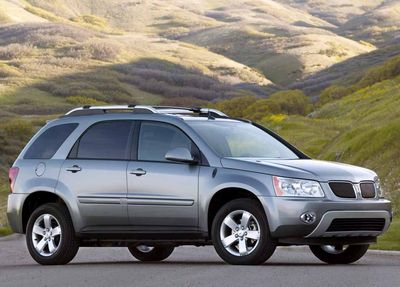 Body Dimensions PONTIAC Torrent 2005–2009 Collision repair