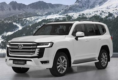 Body dimensions TOYOTA Land Cruiser 300 2021-- Collision repair