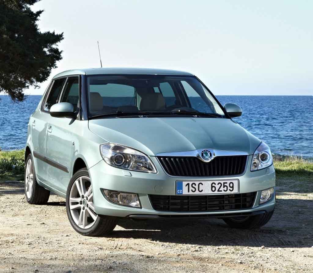 Body dimensions SKODA Fabia II 2007-2014 Collision repair