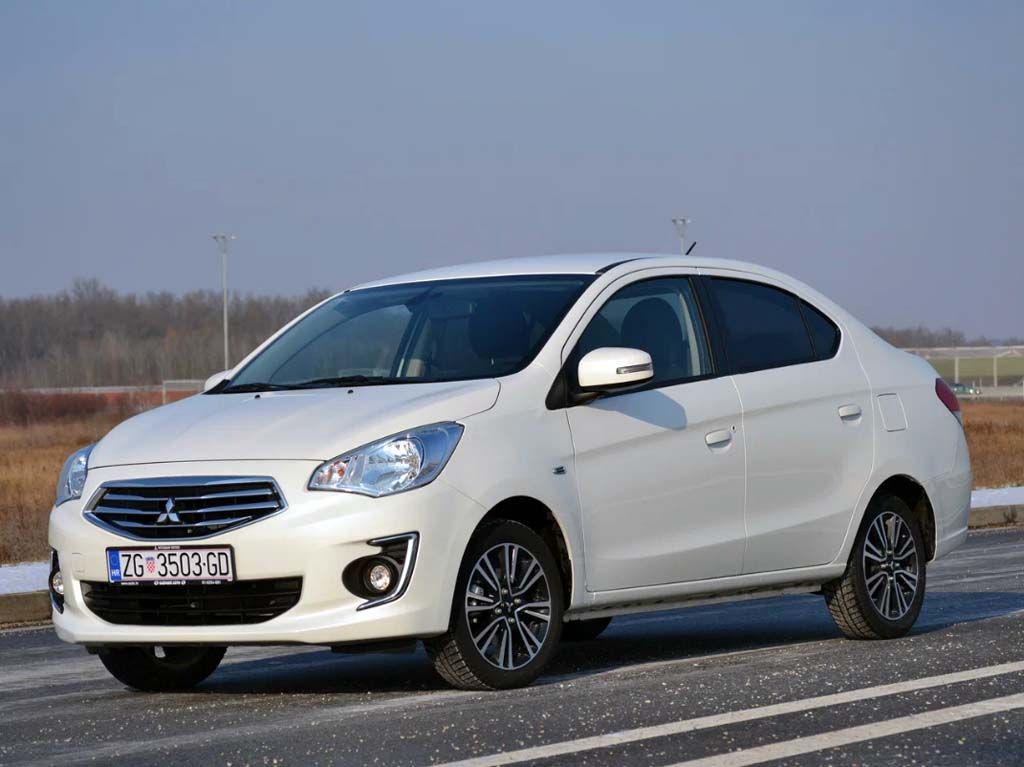 Body dimensions MITSUBISHI Attrage 2014-- Collision repair