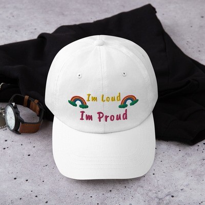 Hat / Cap White - Im Loud Im Proud
