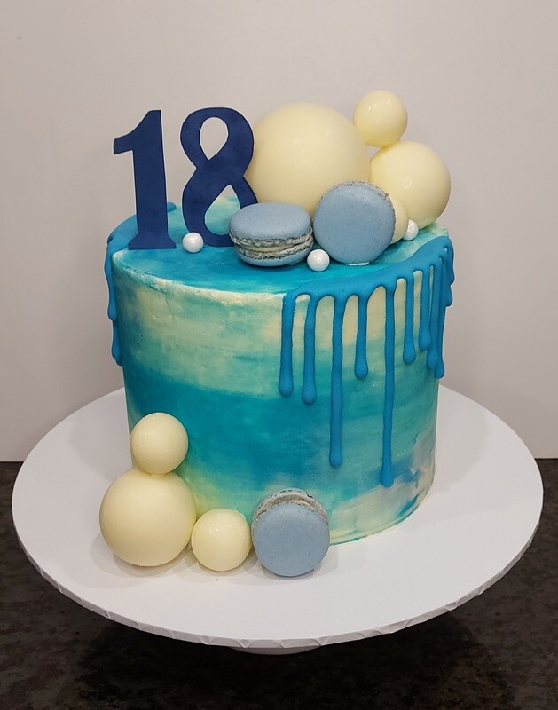 choc sphere cake