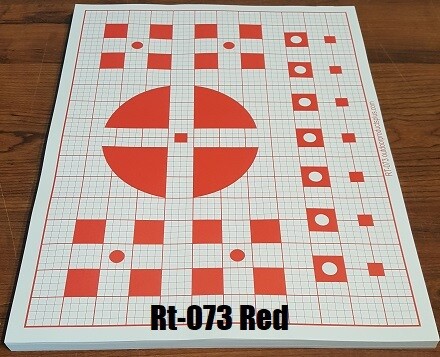 Small Format Targets (25 Sheets per Pack) Dots and Pasters (10 Sheets per Pack)
