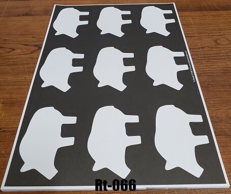 Small Format Targets (25 Sheets per Pack) Dots and Pasters (10 Sheets per Pack)