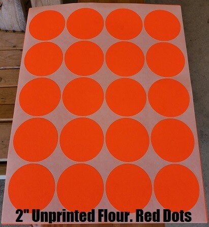 Small Format Targets (25 Sheets per Pack) Dots and Pasters (10 Sheets per Pack)