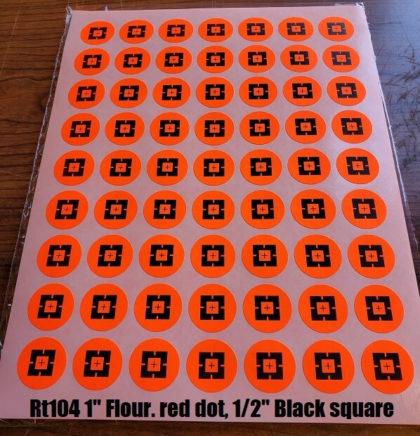 Small Format Targets (25 Sheets per Pack) Dots and Pasters (10 Sheets per Pack)