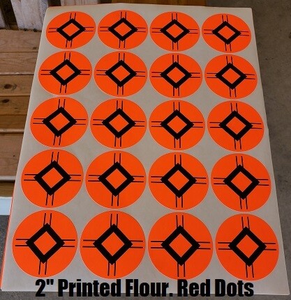 Small Format Targets (25 Sheets per Pack) Dots and Pasters (10 Sheets per Pack)