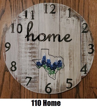 Rustic Wood Clocks