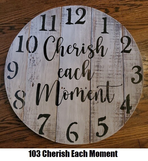 Rustic Wood Clocks