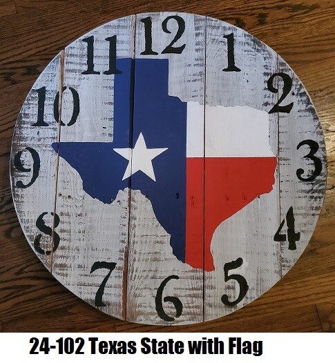 Rustic Wood Clocks
