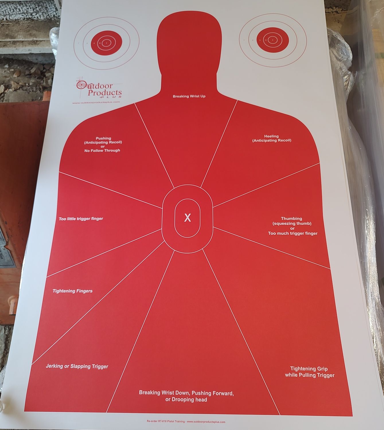 Large Format Targets (50 SHEETS PER PACK)