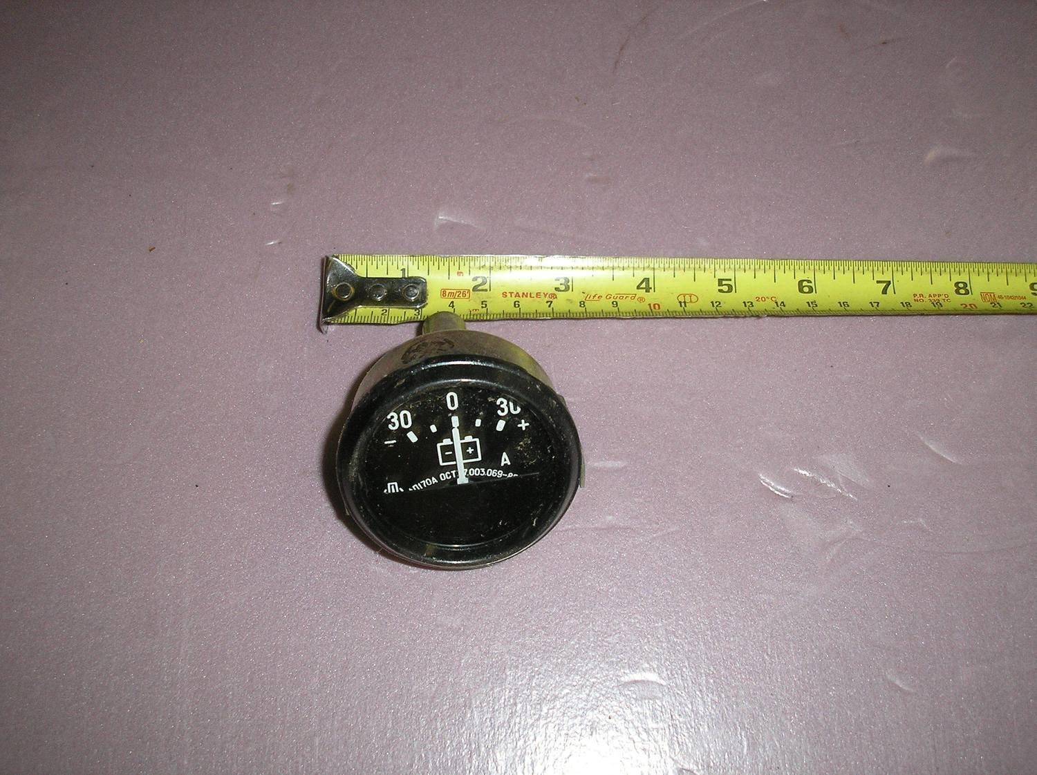 Amp Meter w/ Warning Light