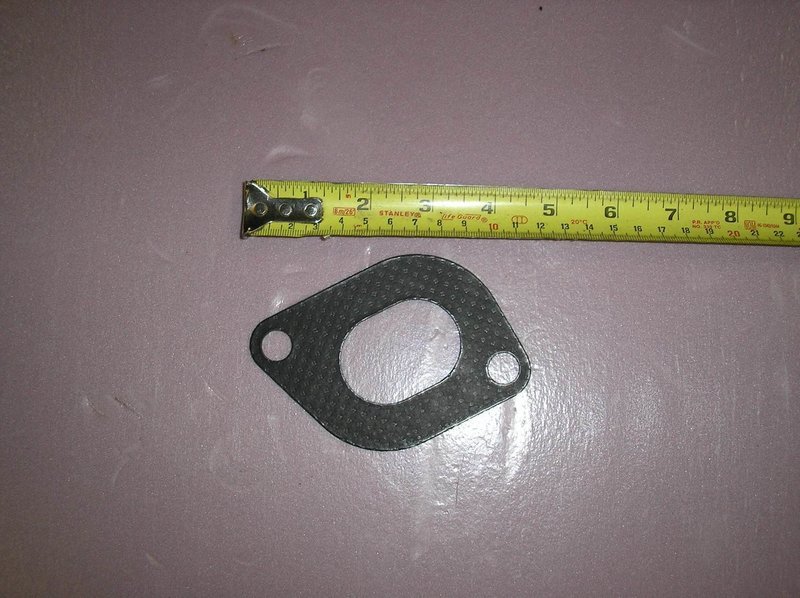 Exhaust manifold end gasket