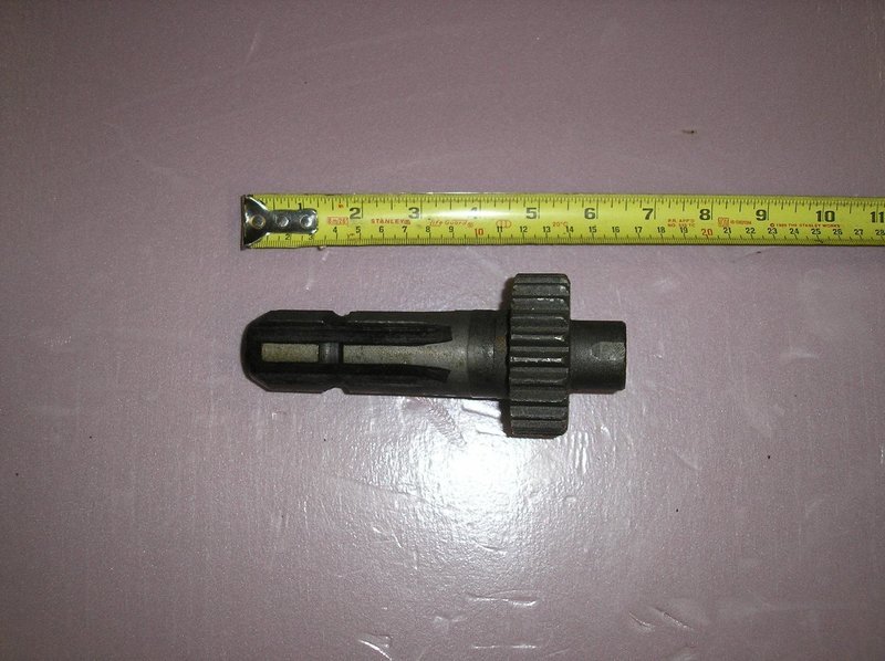 PTO tail shaft 6 spline