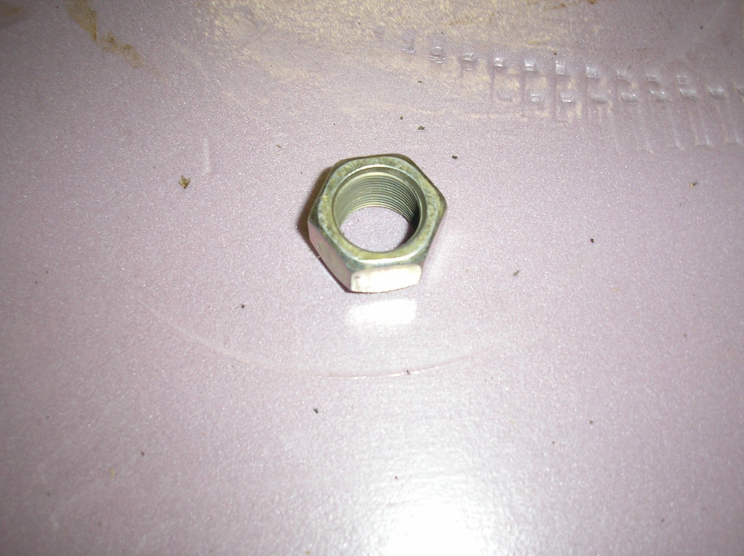 Rear lug nut