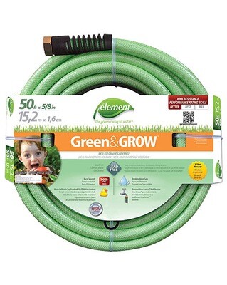 Element Hose Green & Grow Hose 5/8" x 50'