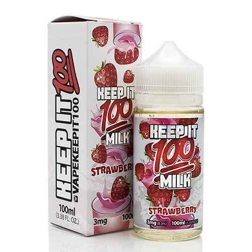 Keep it 100 - Strawberry Milk 100ml