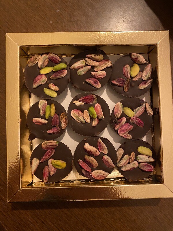Cioccolatini pistacchio salato confezione regalo