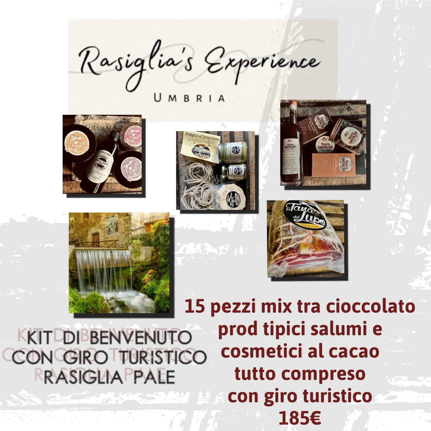 kit benvenuto Rasiglia Experience