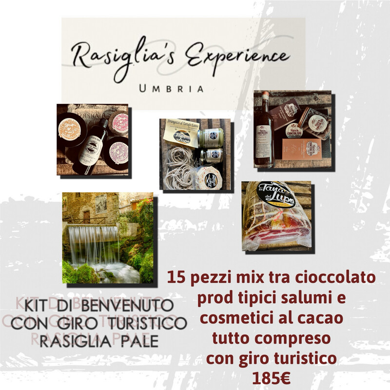 kit benvenuto Rasiglia Experience
