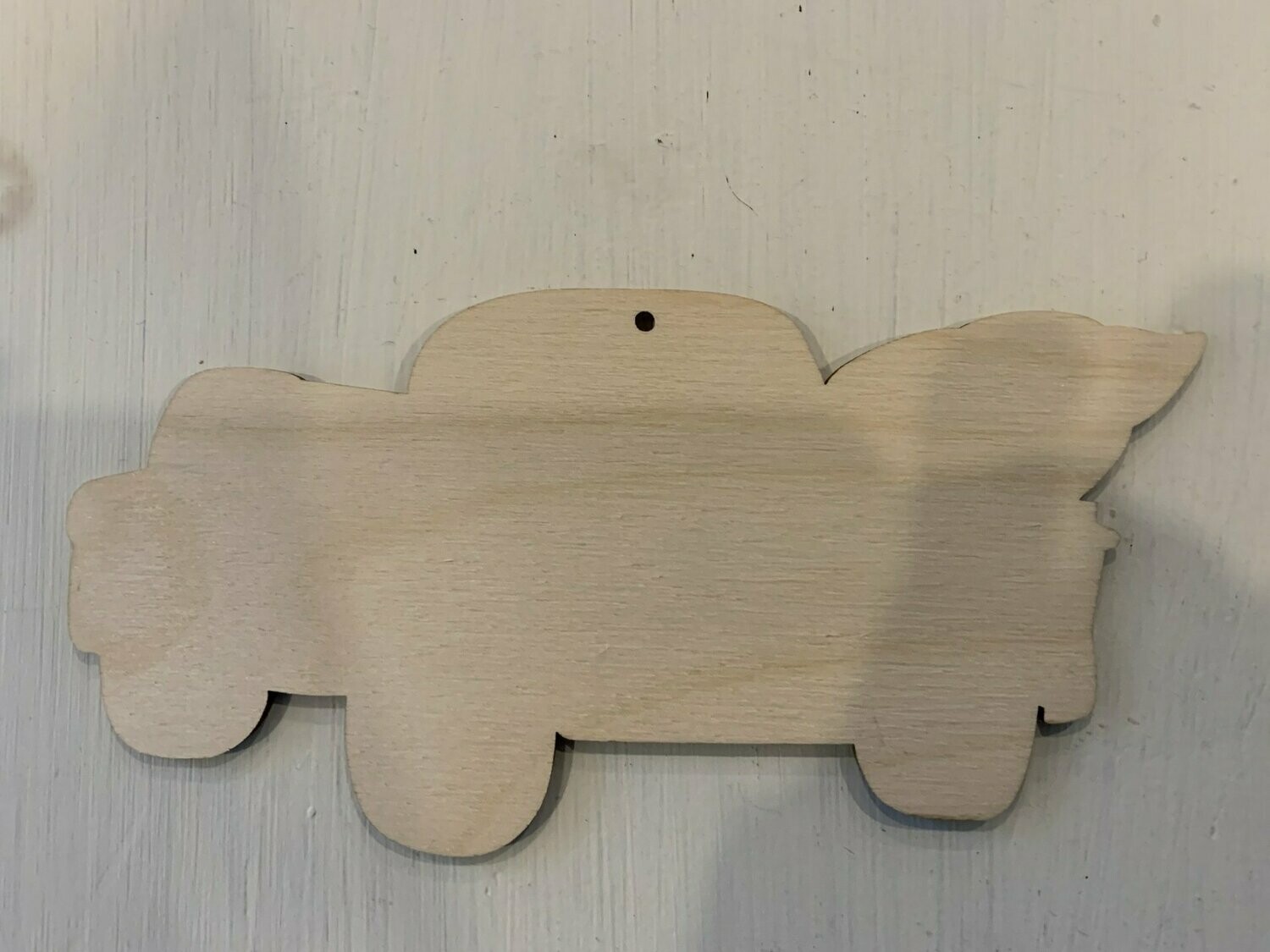 Wood cut out for Red Truck Ornament