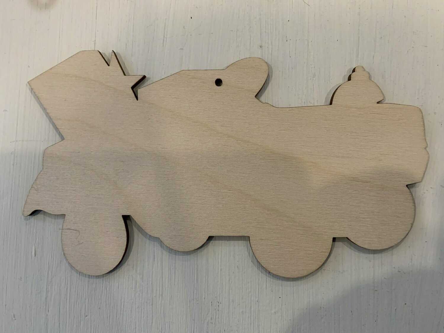 Wood cut out for Firetruck Ornament