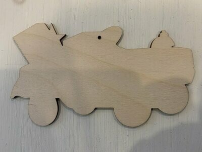 Wood cut out for Firetruck Ornament