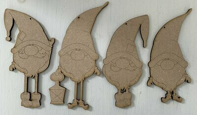 4 of a Kind Wood Cut Outs