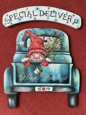 Special Delivery Truck Ornament (e packet)