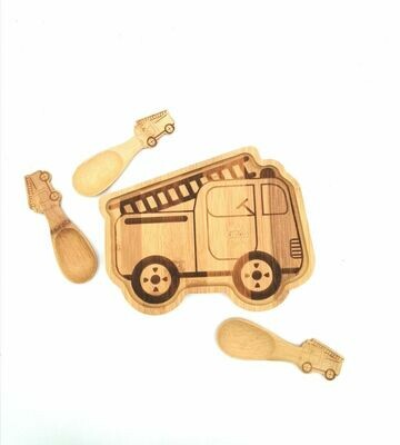 Assiette enfant en bambou