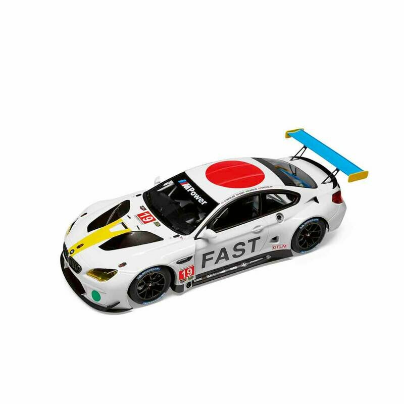 MINIATURE BMW M6 GTLM ART CAR JOHN BALDESSARI