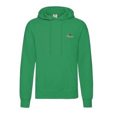 Felpa cappuccio RX | retro heather green