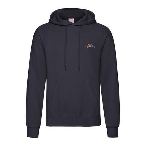 Felpa cappuccio AZ | blu navy