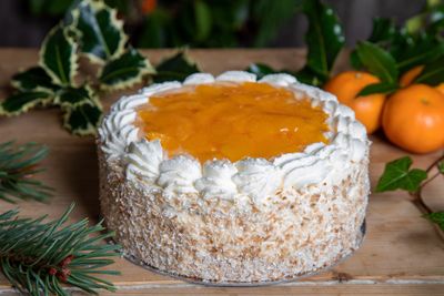 Mandarin Gateau (Large: 8 - 10 portions) MORRISONS