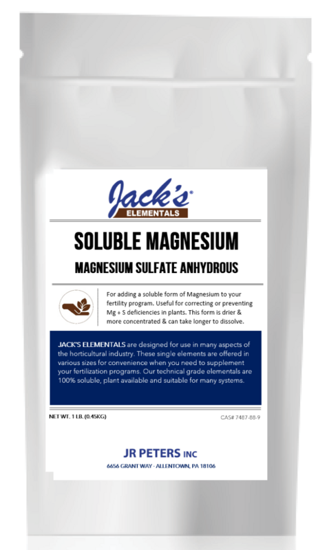 Soluble Magnesium - Magnesium Sulfate Anhydrous