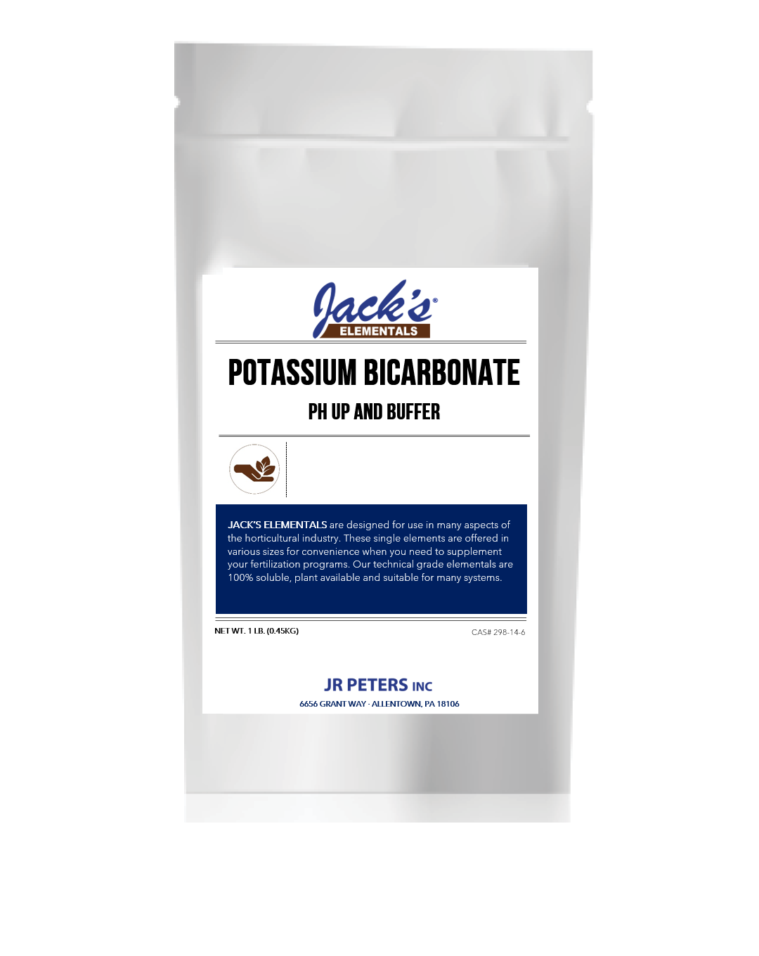 Potassium Bicarbonate - pH Up and Buffer, Size: 1lb