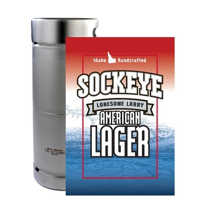 Lonsome Larry Lager | 1/6BBL Keg-to-Go Lonsome Larry Lager | 1/6BBL Keg-to-Go