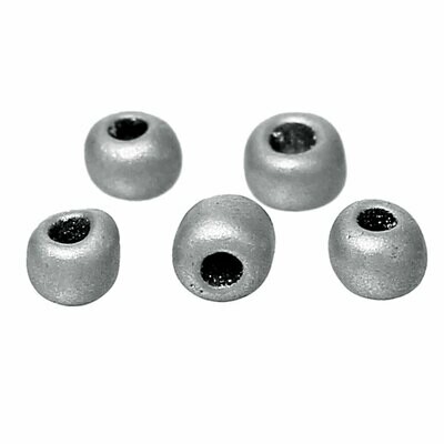 20 g de perles de rocaille enfant économique gris argenté taille 10