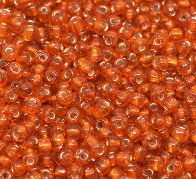 20 g perles de rocaille enfant économiques - orange AB - taille 7