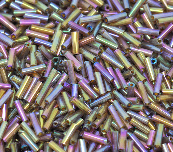 20 g perles de rocaille économique tube 7 x 2 mm - Marron AB
