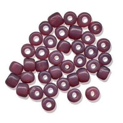 20 g de perles de rocaille française Salvadori rose opale 8 mm