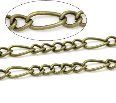 Bracelet chaînette bronze 20 cm bronze