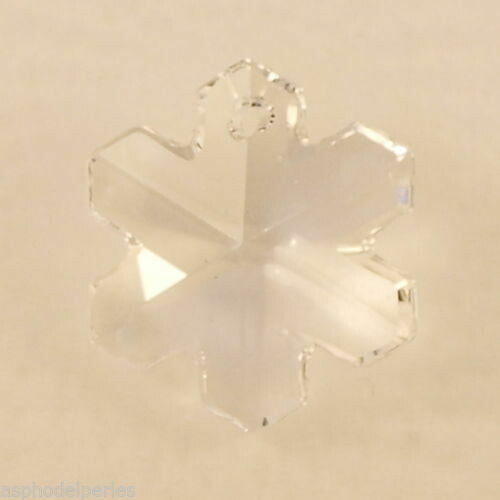 Pendant flocon de neige en cristal de Swarovski 6704 couleur crystal 20 mm