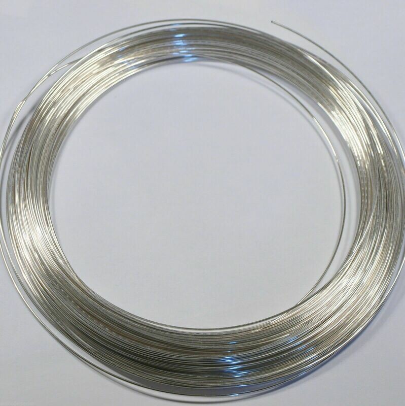 50 cm de fil 0,8 mm  en argent sterling 925
