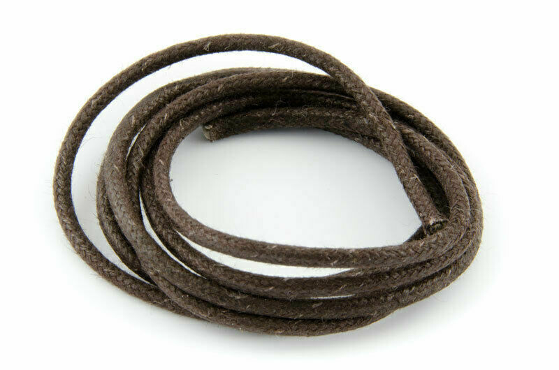 3 m de coton ciré 3 mm chocolat