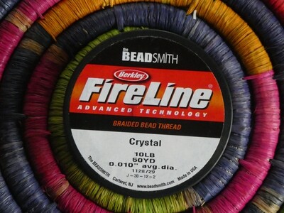 Bobine Fireline Beadalon Crystal 10 LB 50 yards