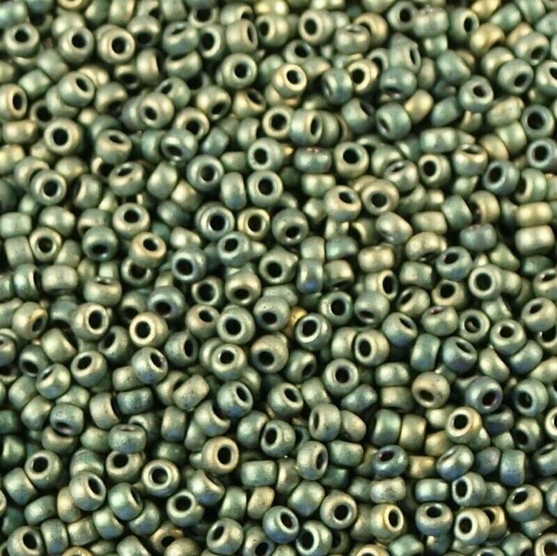 10 g de perles de rocaille Dragon Scales  F460E taille 11