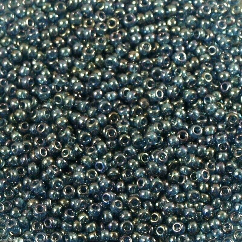 10 g de perles de rocaille Dark Montana Purple Lustre 305 taille 11