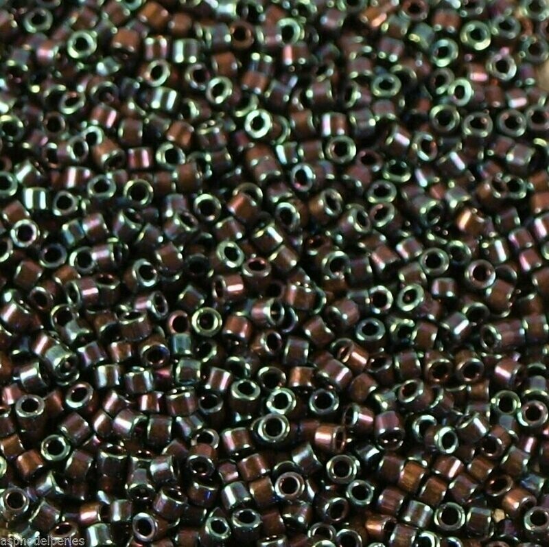 7,2 g de perles délicas ref 0025 blue iris taille 11
