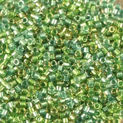 7,2 g de perles délicas sparkling lined aqua fresco mix ref 0984 taille 11